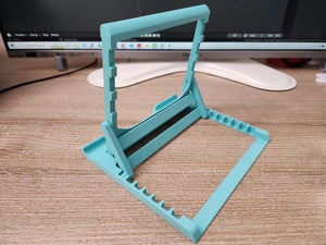 Premium Foldable 3D-Printed Laptop Stand | Designer Gaming Desk Setup | Lightweight & Portable