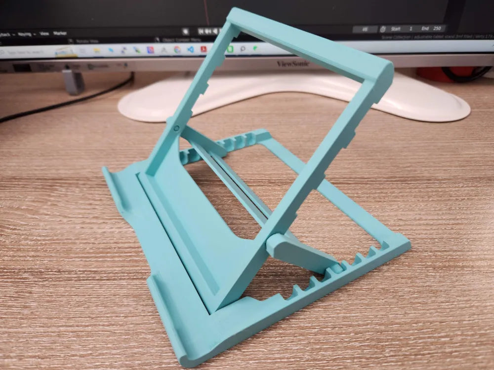 Premium Foldable 3D-Printed Laptop Stand | Designer Gaming Desk Setup | Lightweight & Portable