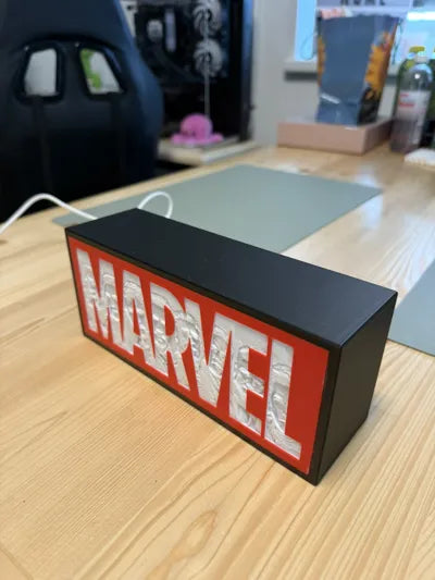 Marvel-Inspired LED Lightbox