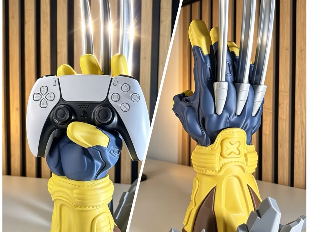 PS5 Controller Inspired by Marvel's Wolverine
