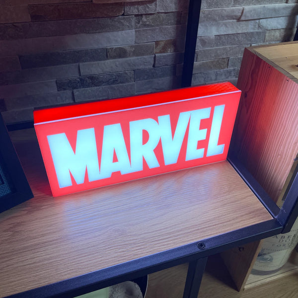Marvel LED Lamp – Premium Room Lighting with Iconic Design