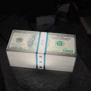 Levitating Money Stack Lamp – Magnetic Floating RGB Ambient LED Light